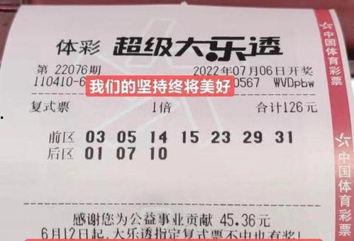 大樂透076期開獎得主,幸運得主喜提巨額獎金